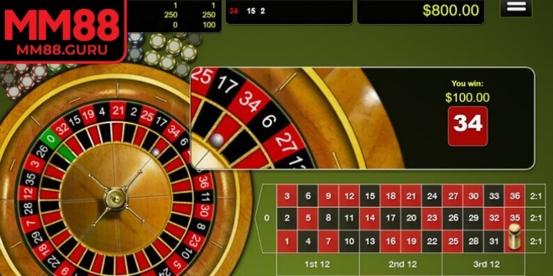 Cách chơi roulette MM88 khá đơn giản và dễ hiểu