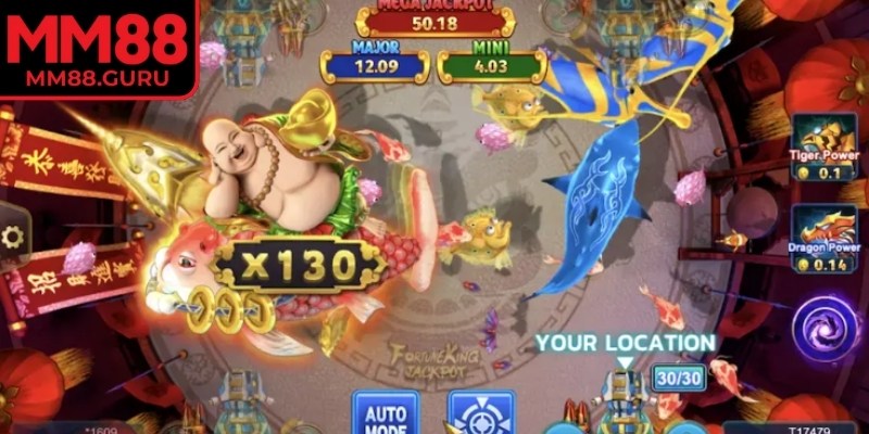 Fortune King Jackpot MM88 – Săn Jackpot Nhận Kho Báu Vàng 2 Bảng hệ số cá hấp dẫn trong game