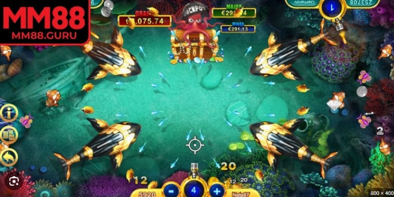 Jackpot Fishing MM88 - Săn Cá Nhận Thưởng Lớn Mỗi Ngày 2 Jackpot fishing MM88 nổi bật với kho vũ khí tối tân